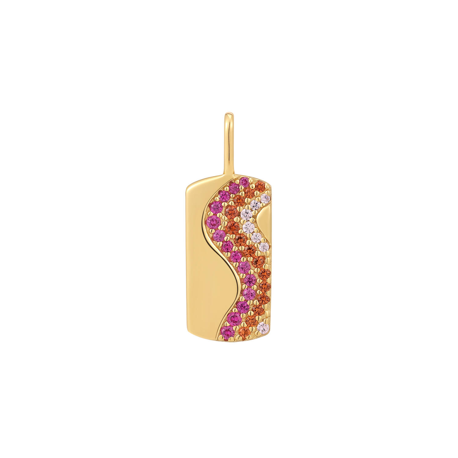  Pop Charms - Hangers - Zilver / 14kt GP - Zirkonia